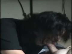 The nasty slut wife of a horny dilettante extends her throat wide to swallow my dong.